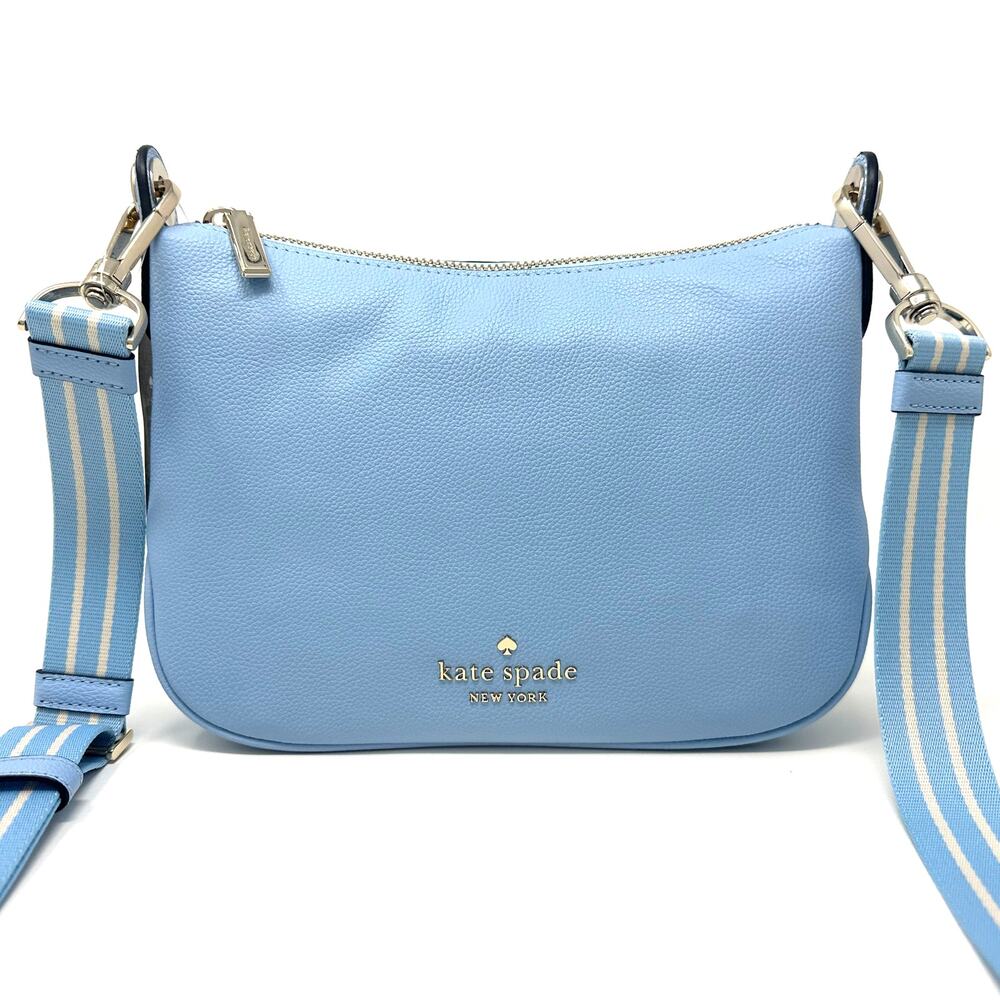 Kate Spade Rosie Small Crossbody Purse Celeste Blue Leather wkr00630